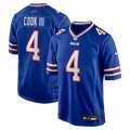Men's Nike Buffalo Bills James Cook III Royal Team Game NFL Jersey