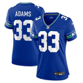 Women's Nike Seattle Seahawks Jamal Adams Royal Throwback Player Game NFL Jersey