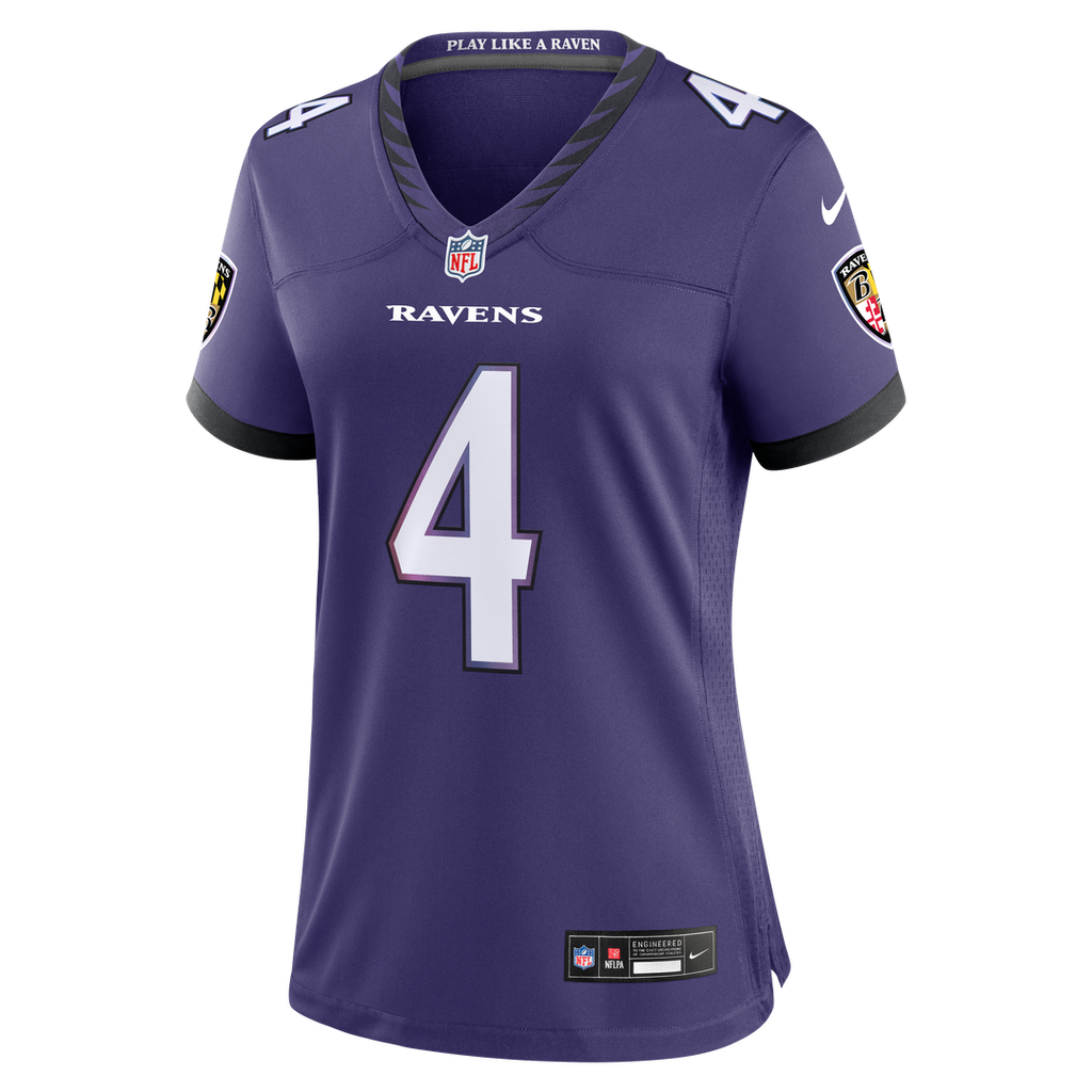 Women's Nike Baltimore Ravens Zay Flowers Black Alternate Game NFL Jersey