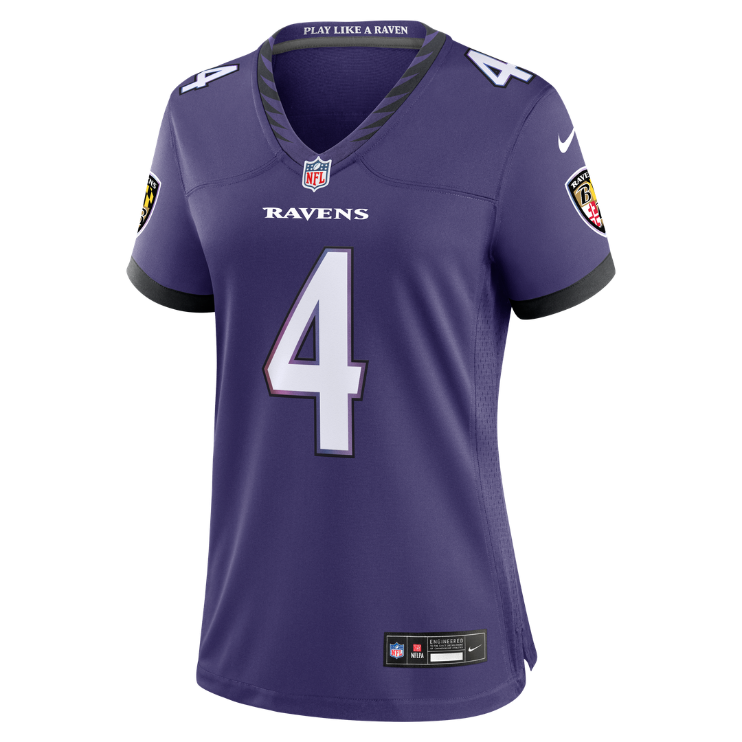 Women's Nike Baltimore Ravens Zay Flowers Black Alternate Game NFL Jersey