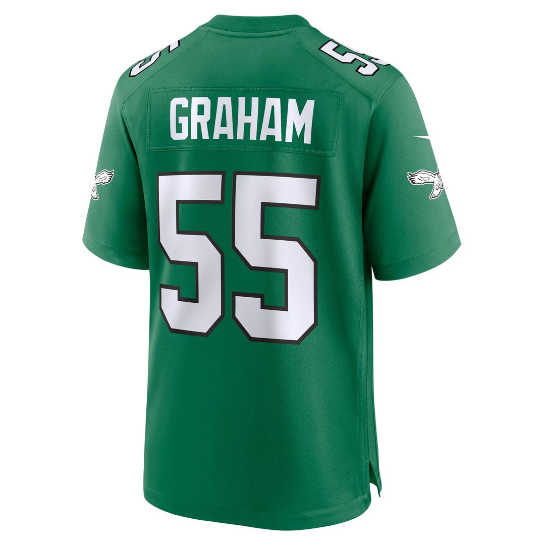 Men's Nike Philadelphia Eagles Brandon Graham Kelly Green Alternate Game NFL Jersey