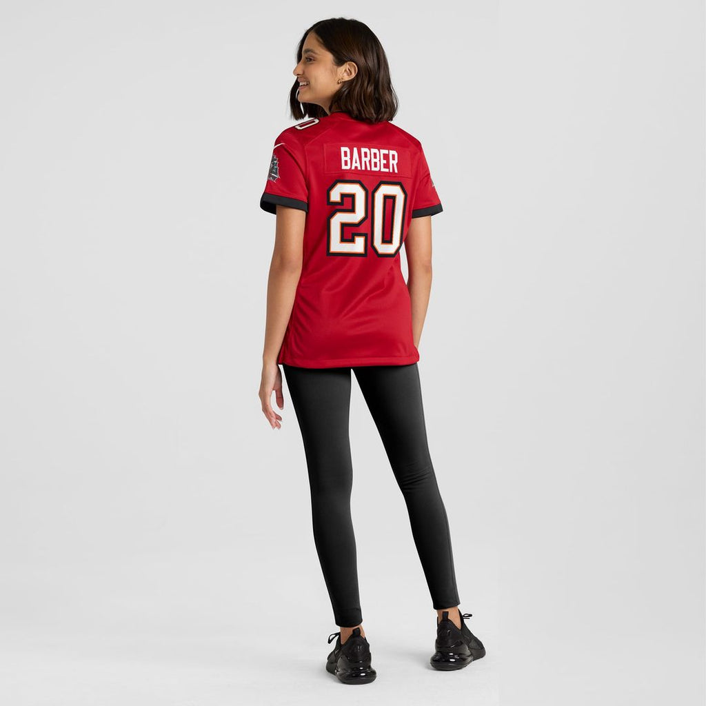 Women's Nike Tampa Bay Buccaneers Ronde Barber Red Game Retired Player NFL Jersey