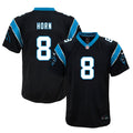 Youth Nike Carolina Panthers Jaycee Horn Black Game NFL Jersey