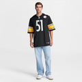 Men's Nike Pittsburgh Steelers Nick Herbig Black Game NFL Jersey