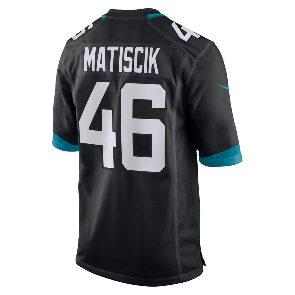 Men's Nike Jacksonville Jaguars Ross Matiscik Teal Game NFL Jersey