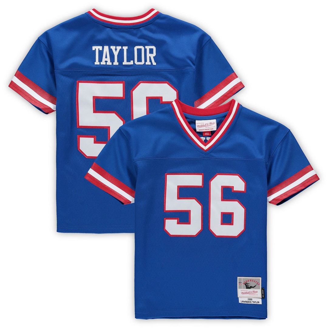 Preschool Mitchell & Ness New York Giants Lawrence Taylor Royal Male Retired Legacy NFL Jersey