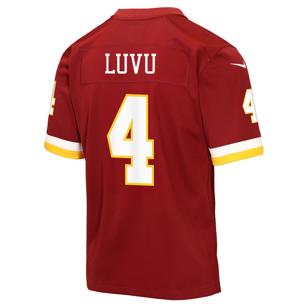 Youth Nike Washington Commanders Frankie Luvu Burgundy Game NFL Jersey