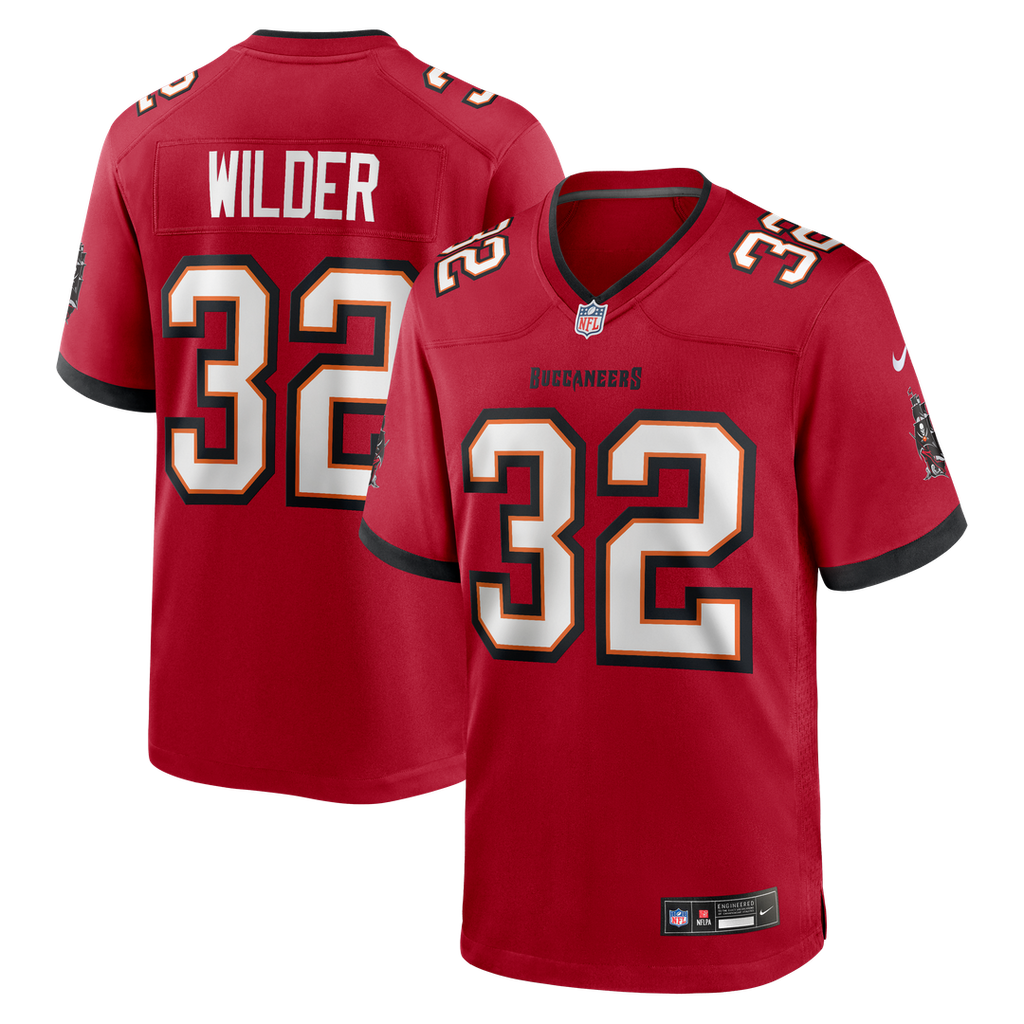 Men's Nike Tampa Bay Buccaneers James Wilder Red Game Retired Player NFL Jersey