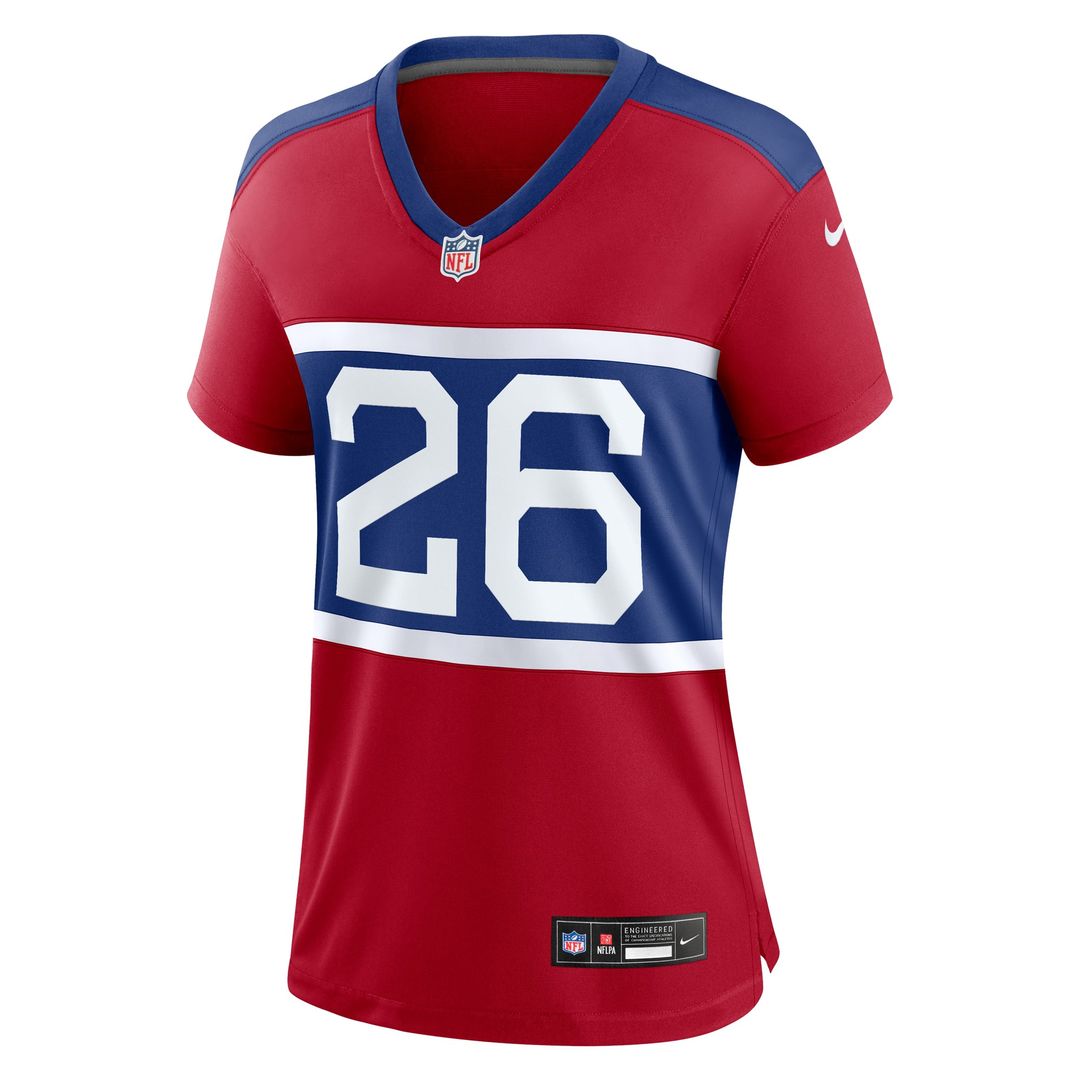Women's Nike New York Giants Devin Singletary Royal Game NFL Jersey