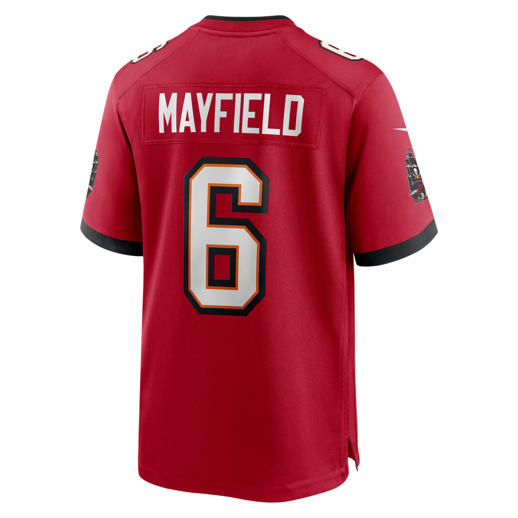 Men's Nike Tampa Bay Buccaneers Baker Mayfield White Away Game NFL Jersey