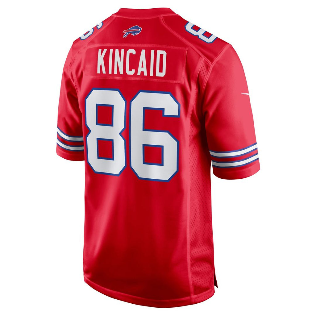 Men's Nike Buffalo Bills Dalton Kincaid Red Alternate Game NFL Jersey