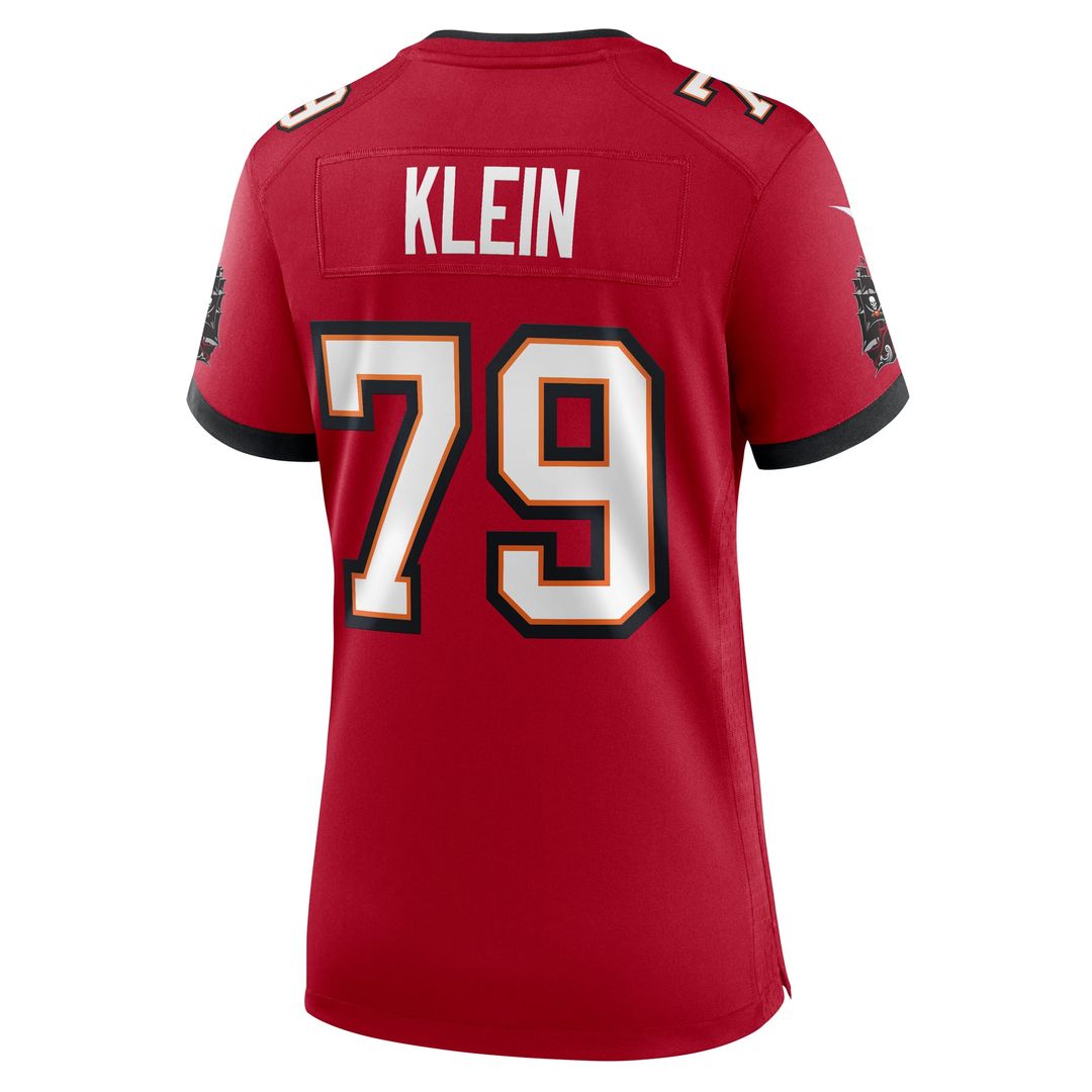 Women's Nike Tampa Bay Buccaneers Elijah Klein Red Game NFL Jersey