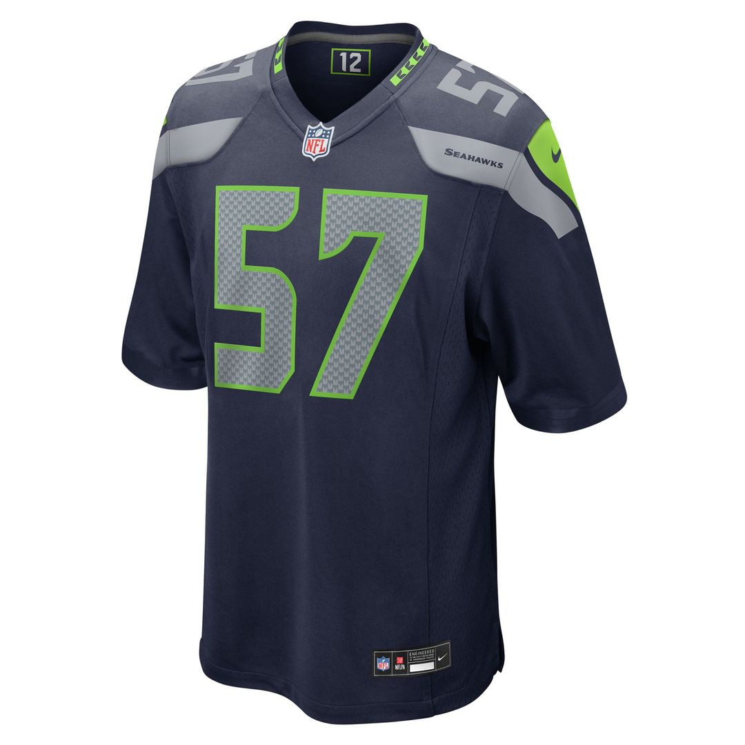 Men's Nike Seattle Seahawks Connor O'Toole College Navy Team Game NFL Jersey