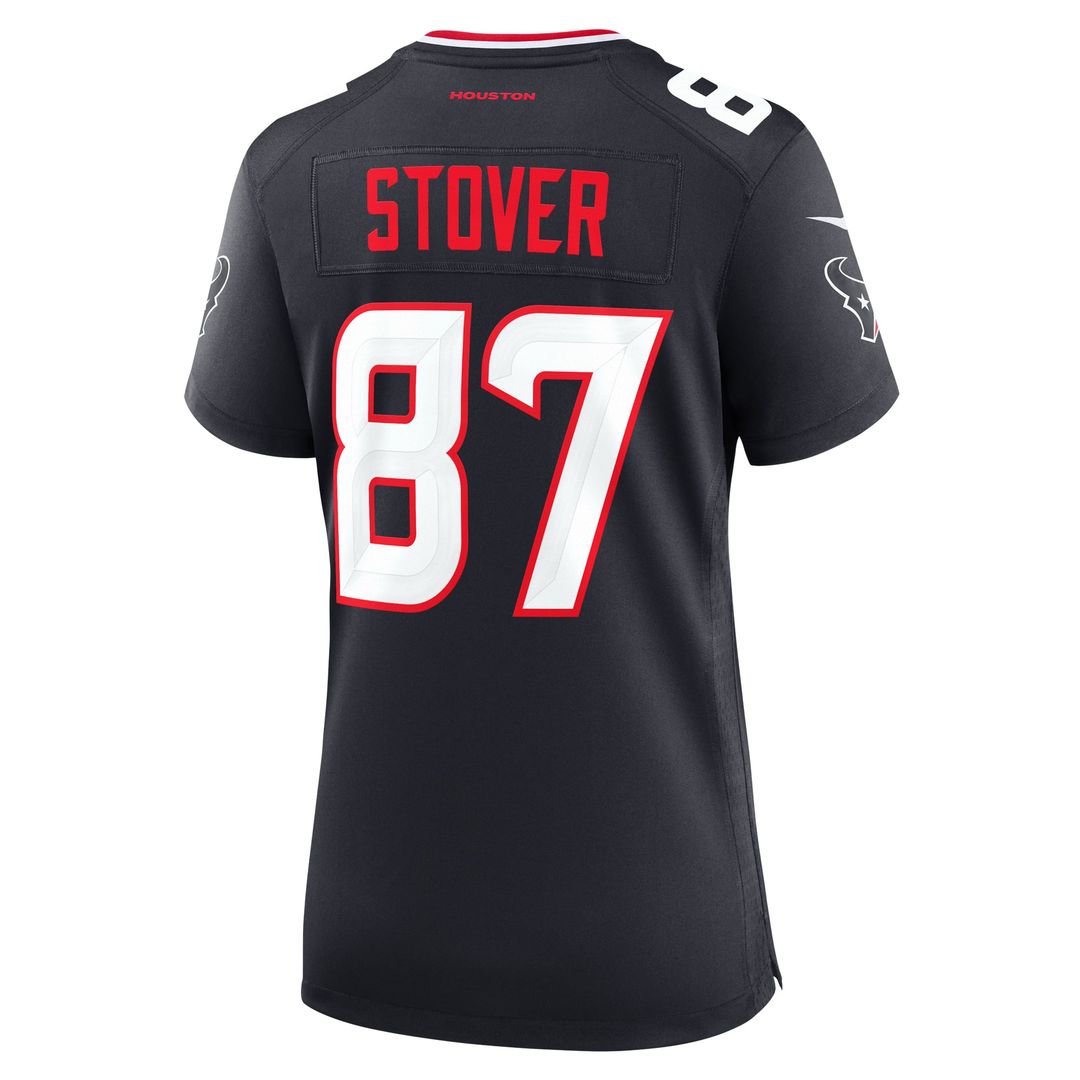 Women's Nike Houston Texans Cade Stover Navy Game NFL Jersey
