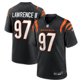 Men's Nike Cincinnati Bengals Dexter Lawrence II Black Game NFL Jersey