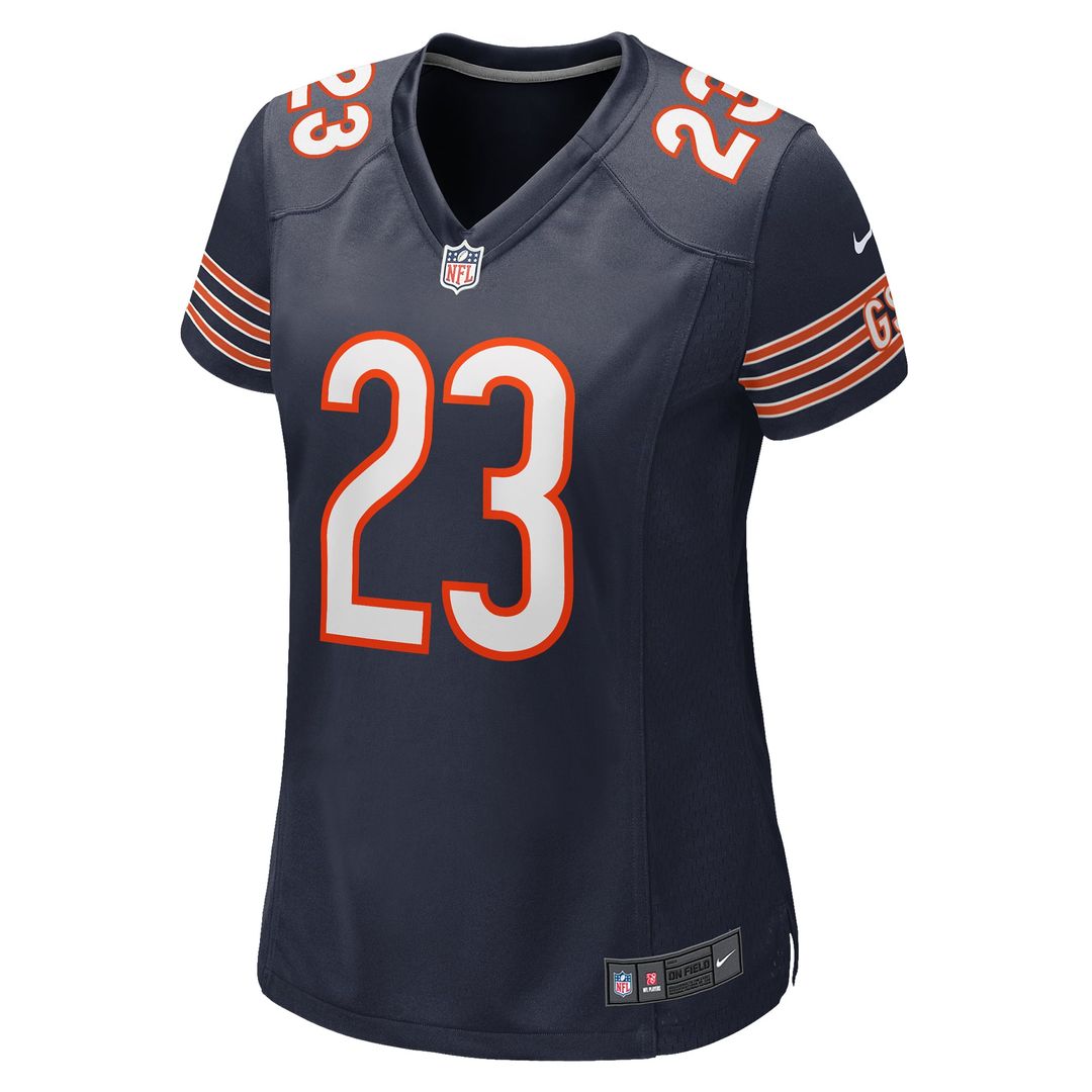 Women's Nike Chicago Bears Roschon Johnson Navy Team Game NFL Jersey