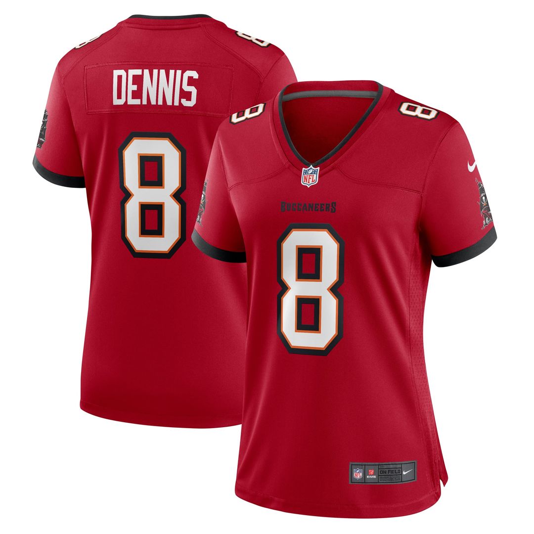 Women's Nike Tampa Bay Buccaneers SirVocea Dennis Red Game NFL Jersey