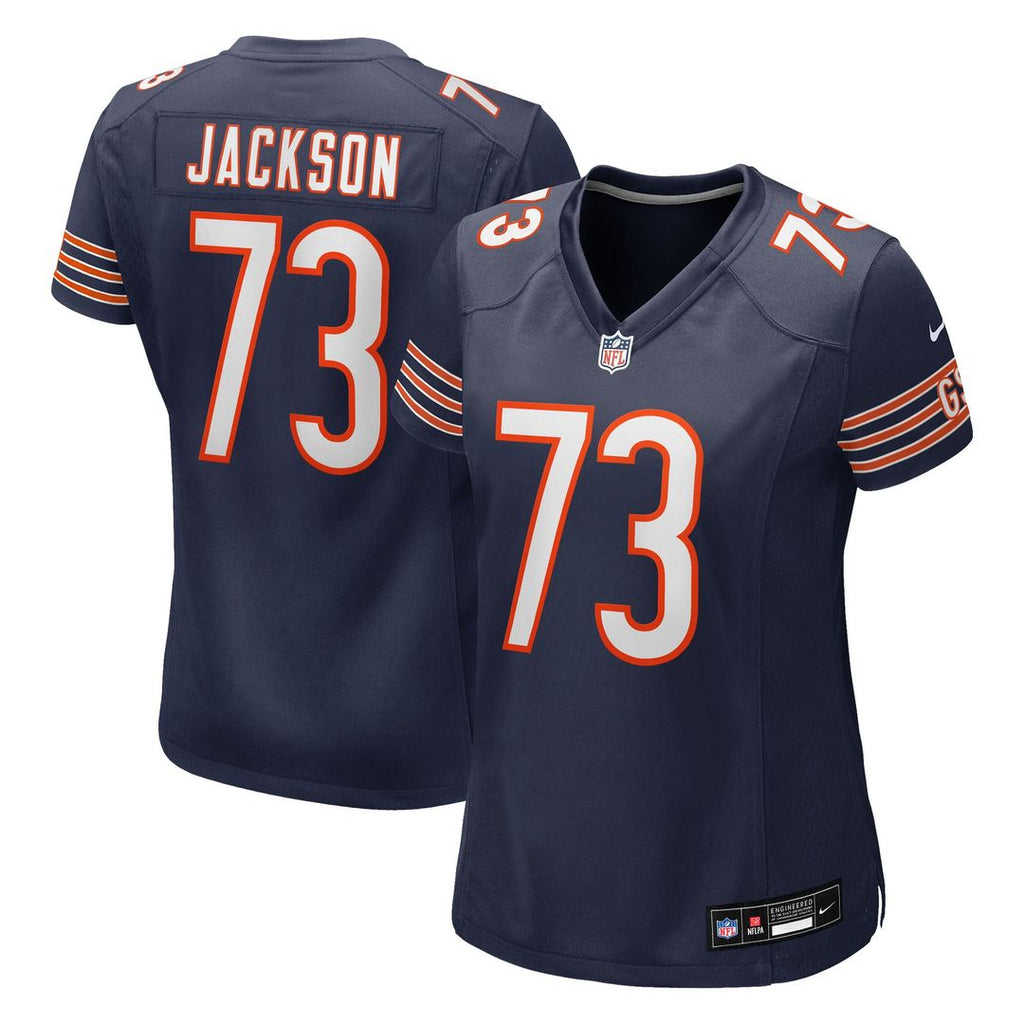 Women's Nike Chicago Bears Jonah Jackson Navy Team Game NFL Jersey
