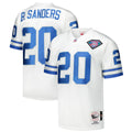 Men's Mitchell & Ness Detroit Lions Barry Sanders White 1994 Authentic Throwback Retired Player NFL Jersey