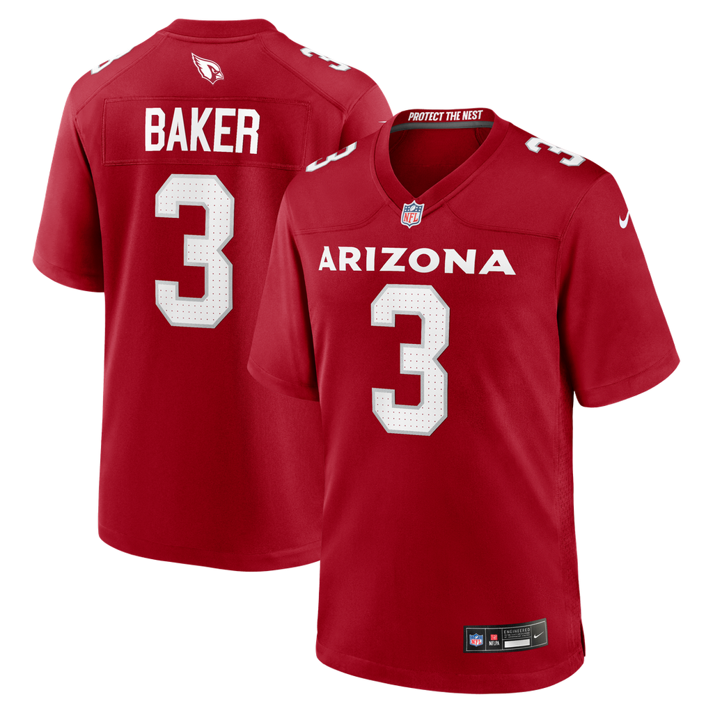 Men's Nike Arizona Cardinals Budda Baker Cardinal Game Player NFL Jersey