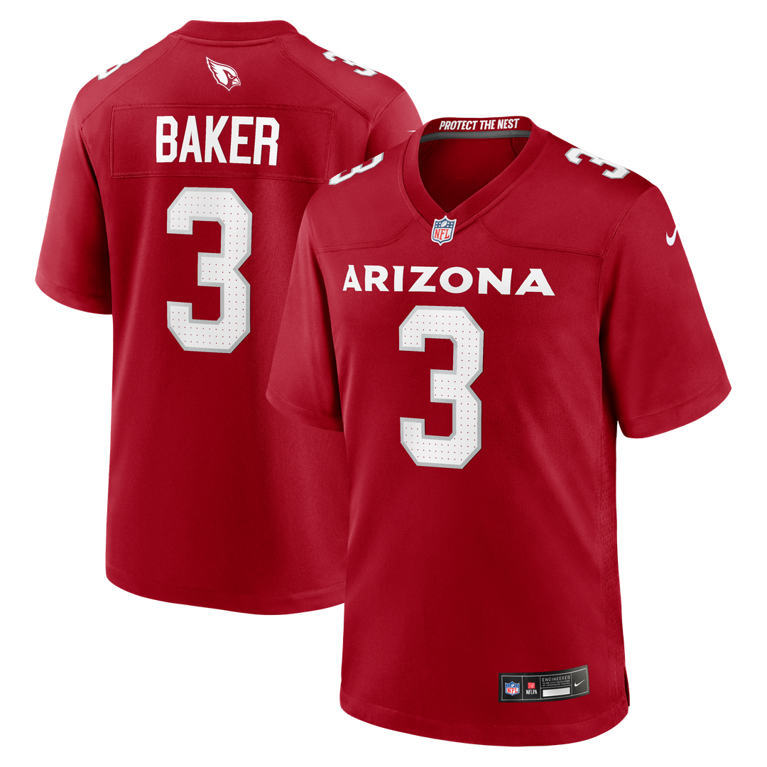 Men's Nike Arizona Cardinals Budda Baker Cardinal Game Player NFL Jersey