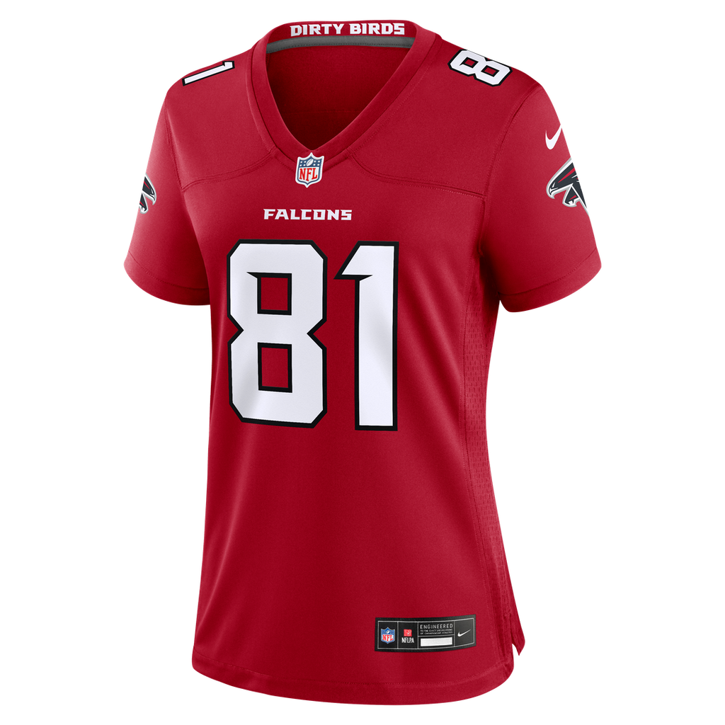 Women's Nike Atlanta Falcons Austin Hooper Red Team Game NFL Jersey