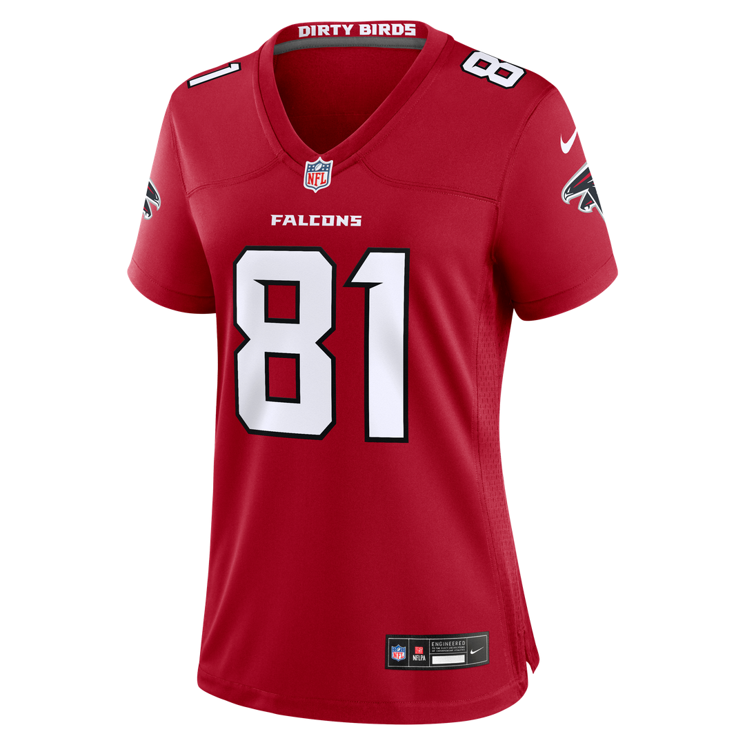 Women's Nike Atlanta Falcons Austin Hooper Red Team Game NFL Jersey