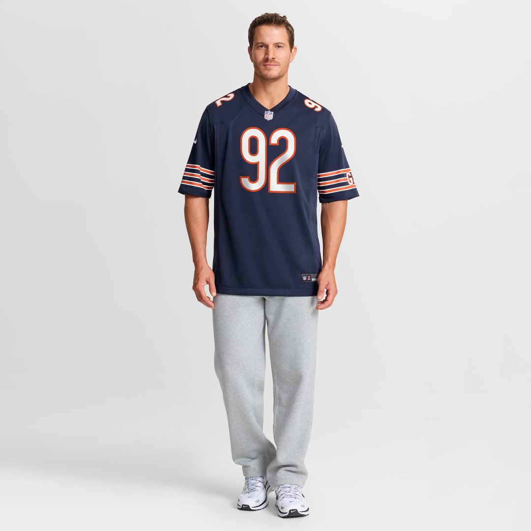 Men's Nike Chicago Bears Daniel Hardy Navy Team Game NFL Jersey