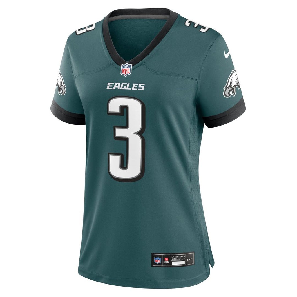 Women's Nike Philadelphia Eagles Nolan Smith Midnight Green Team Game NFL Jersey