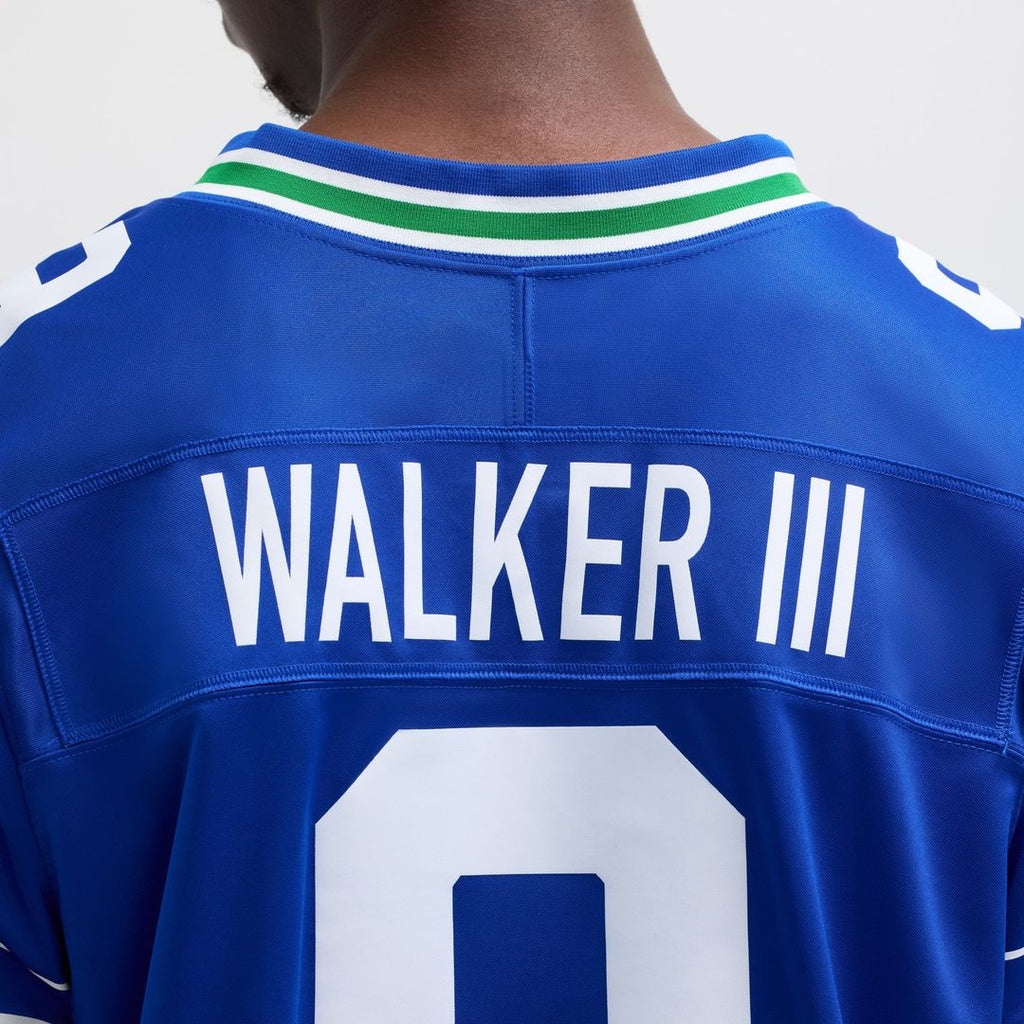 Men's Nike Seattle Seahawks Kenneth Walker III Royal Vapor F.U.S.E. Limited NFL Jersey