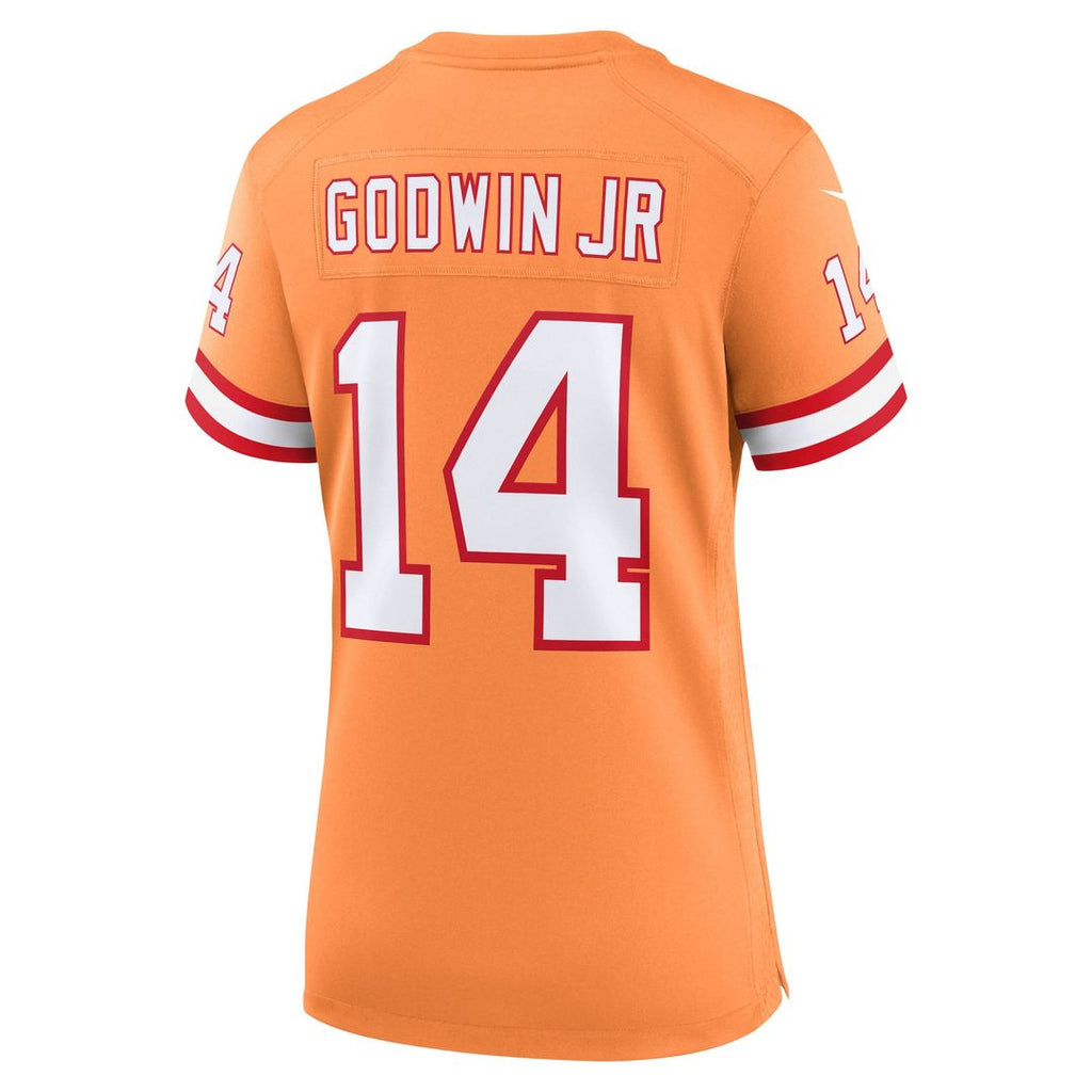 Women's Nike Tampa Bay Buccaneers Chris Godwin Jr. Orange Alternate Game Player NFL Jersey