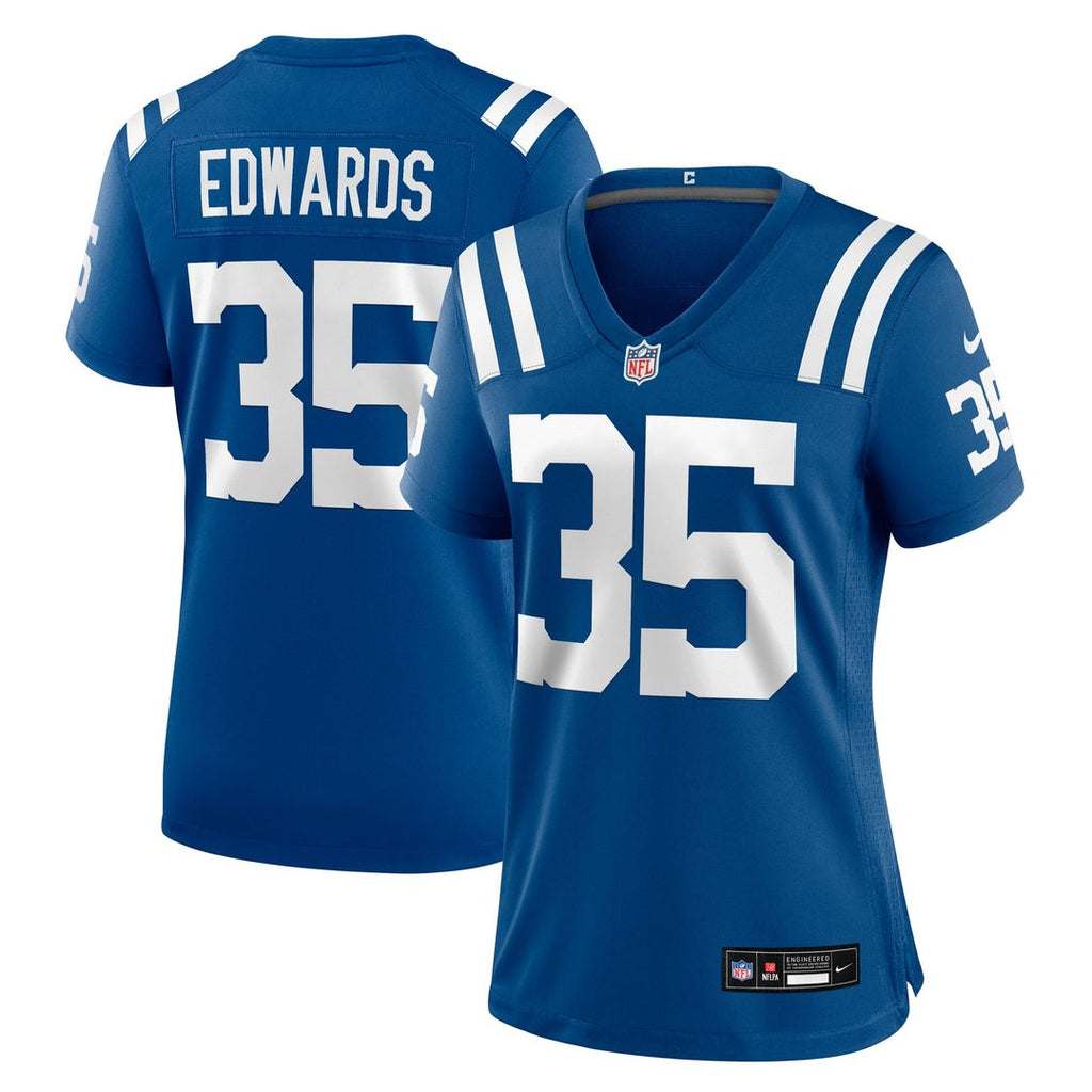 Women's Nike Indianapolis Colts Johnathan Edwards Royal Team Game NFL Jersey
