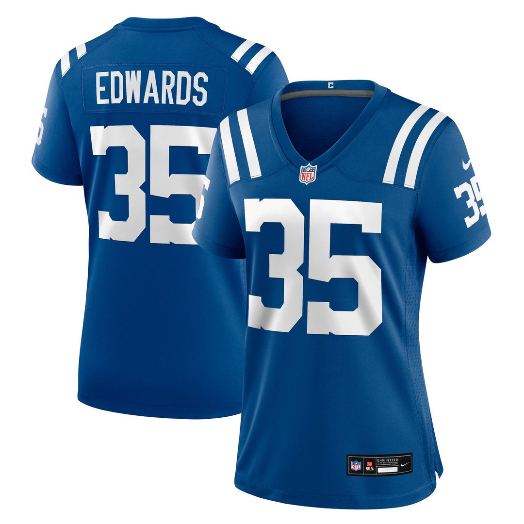 Women's Nike Indianapolis Colts Johnathan Edwards Royal Team Game NFL Jersey