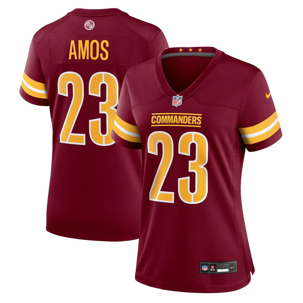 Women's Nike Washington Commanders Trey Amos Burgundy Team Game NFL Jersey