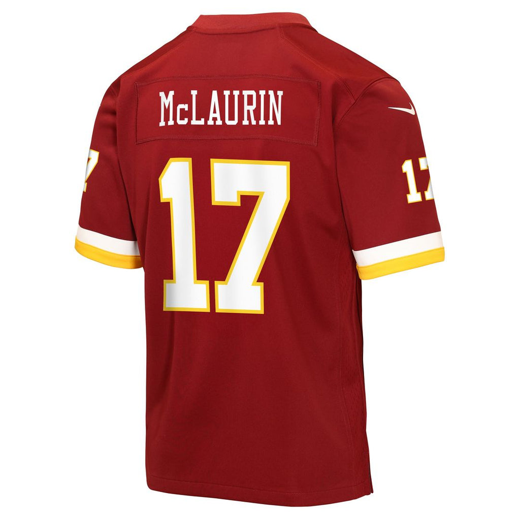 Youth Nike Washington Commanders Terry McLaurin Black Hail Raiser Alternate Game NFL Jersey