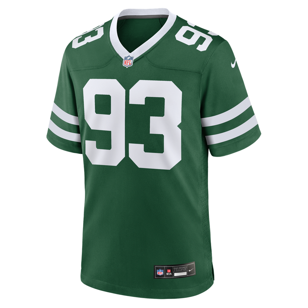 Men's Nike New York Jets Takk McKinley Legacy Green Team Game NFL Jersey