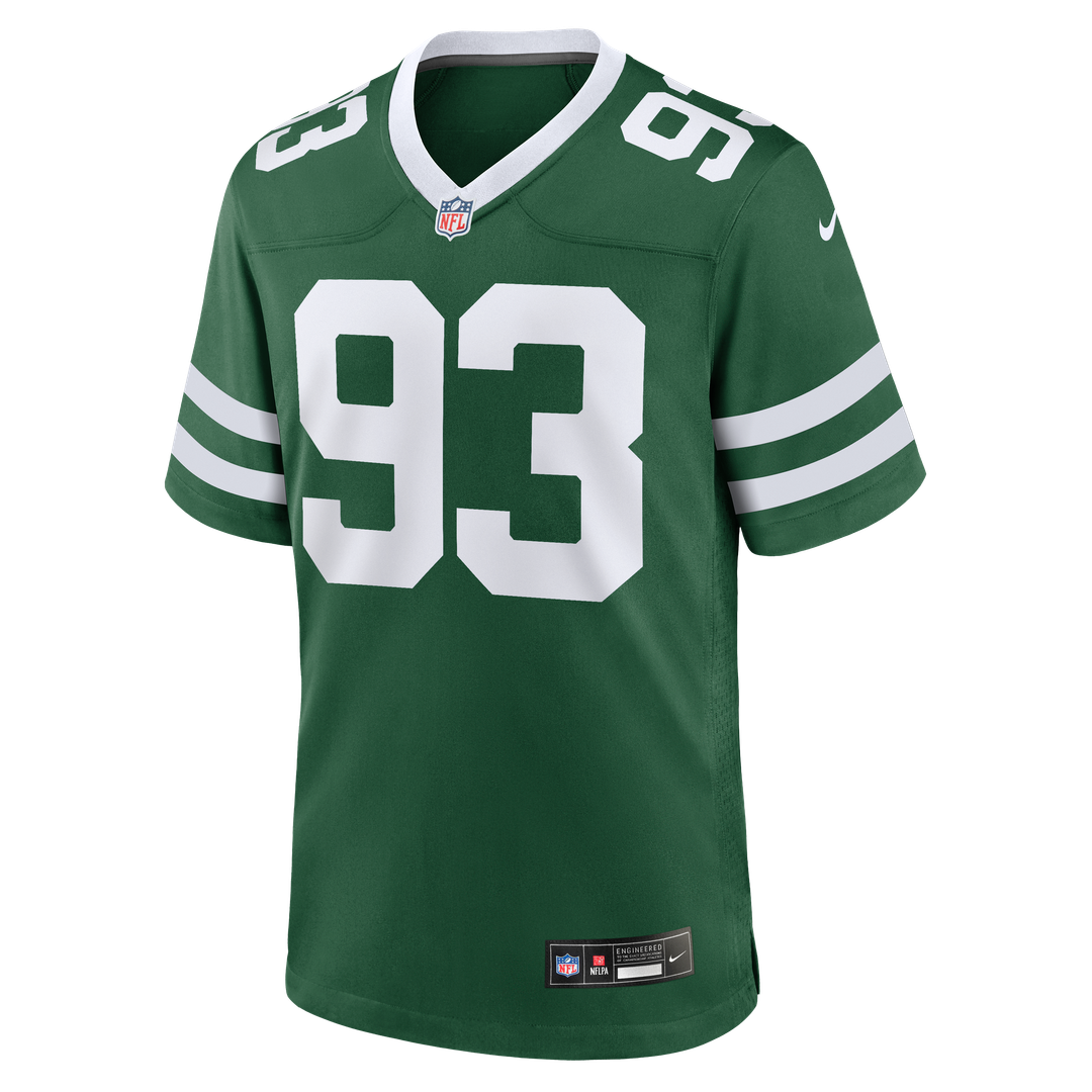 Men's Nike New York Jets Takk McKinley Legacy Green Team Game NFL Jersey