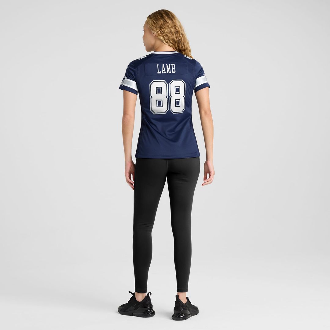 Women's Nike Dallas Cowboys CeeDee Lamb White 2nd Alternate Game NFL Jersey