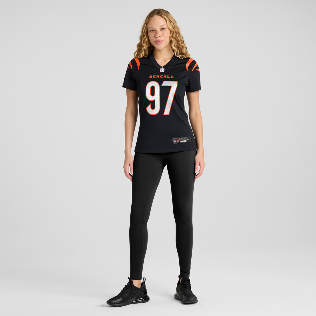 Women's Nike Cincinnati Bengals Dexter Lawrence II Black Game NFL Jersey