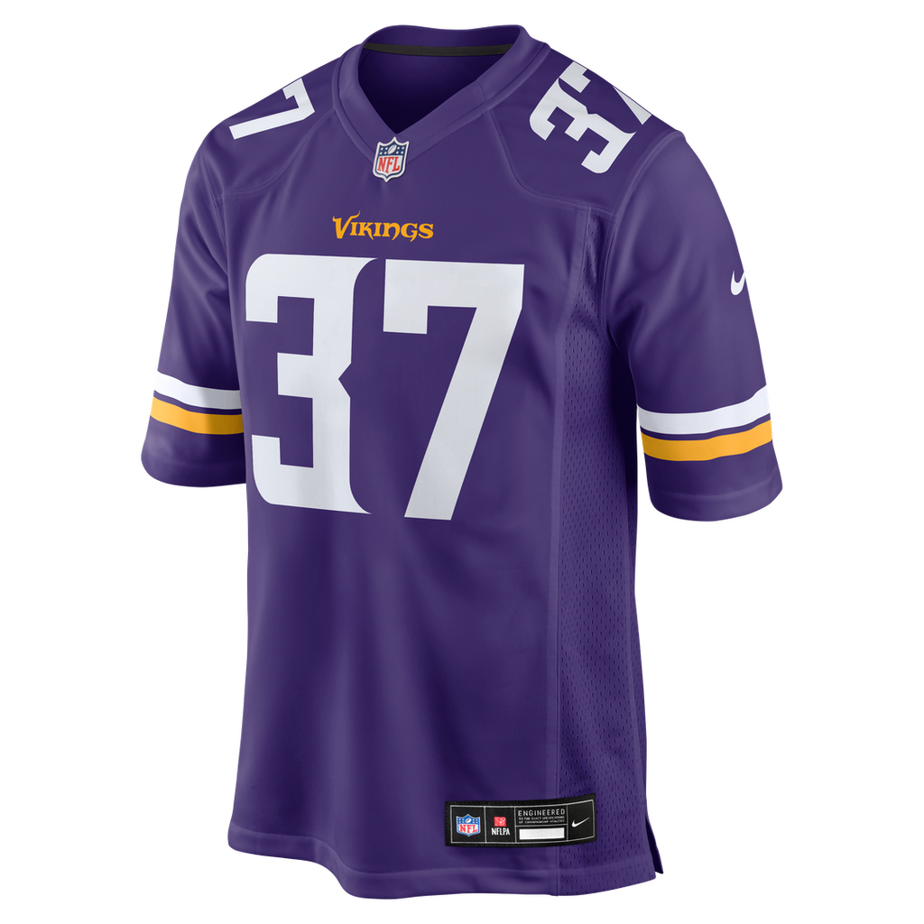 Men's Nike Minnesota Vikings Tavierre Thomas Purple Team Game NFL Jersey