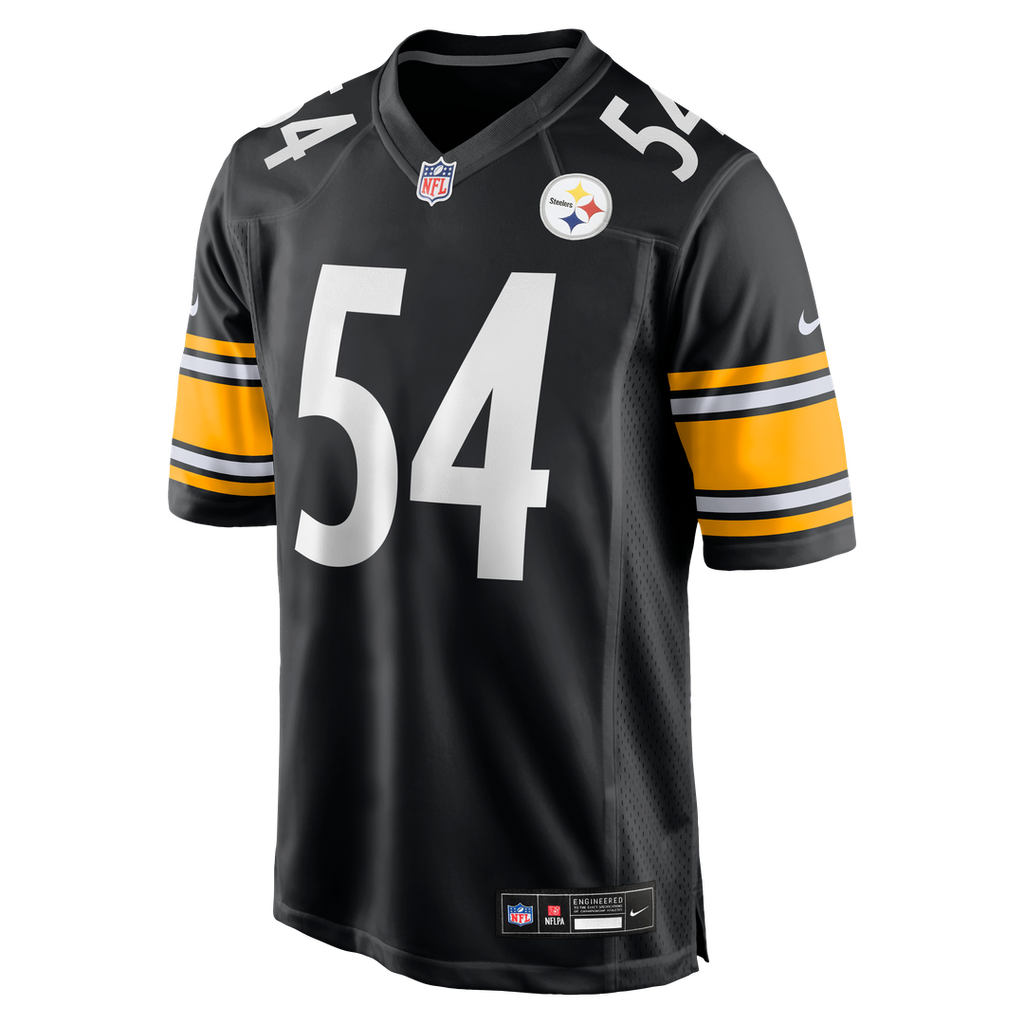 Men's Nike Pittsburgh Steelers Zach Frazier Black Game NFL Jersey