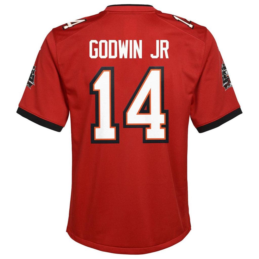 Youth Nike Tampa Bay Buccaneers Chris Godwin Jr. Game Jersey – Red NFL Jersey