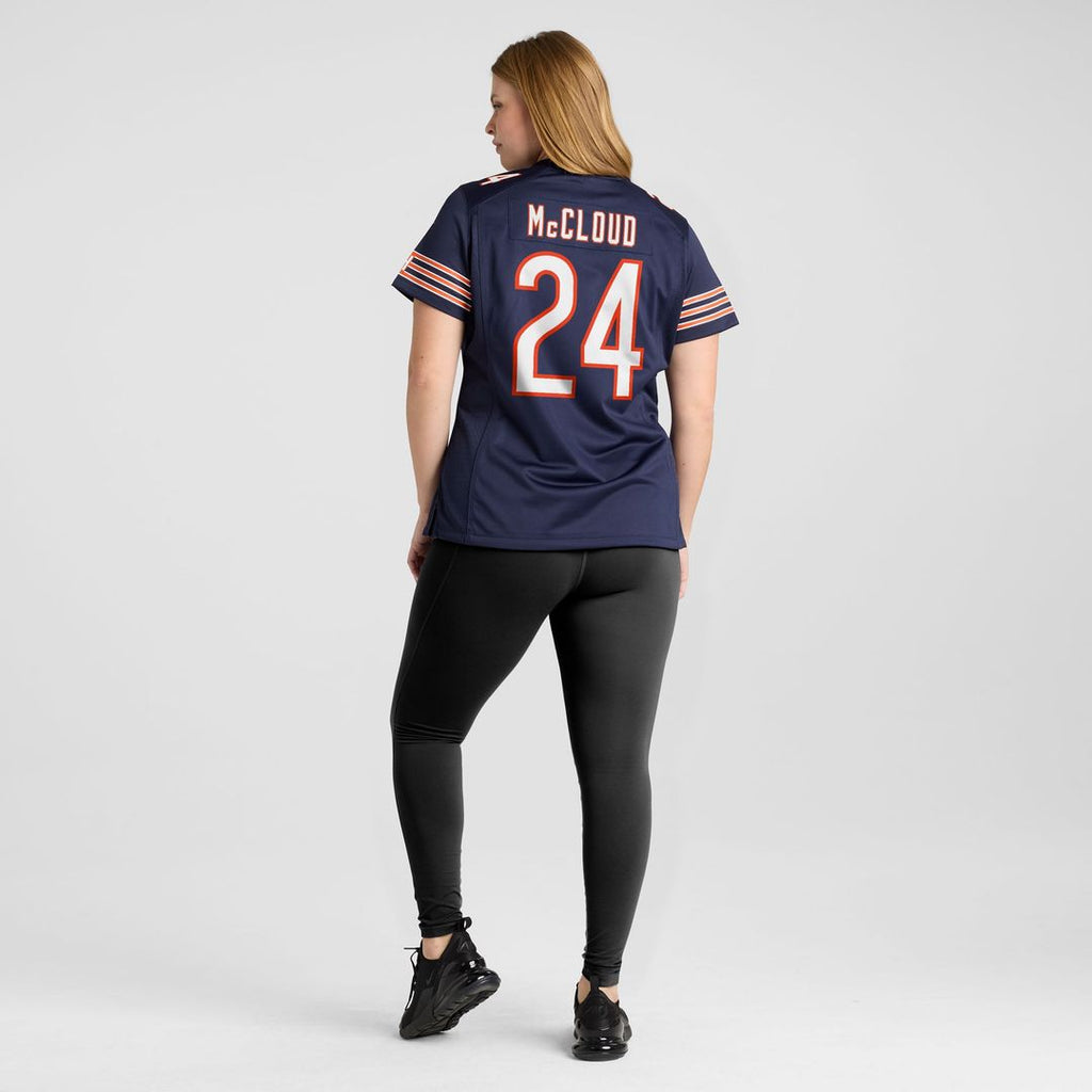 Women's Nike Chicago Bears Nick McCloud Navy Team Game NFL Jersey