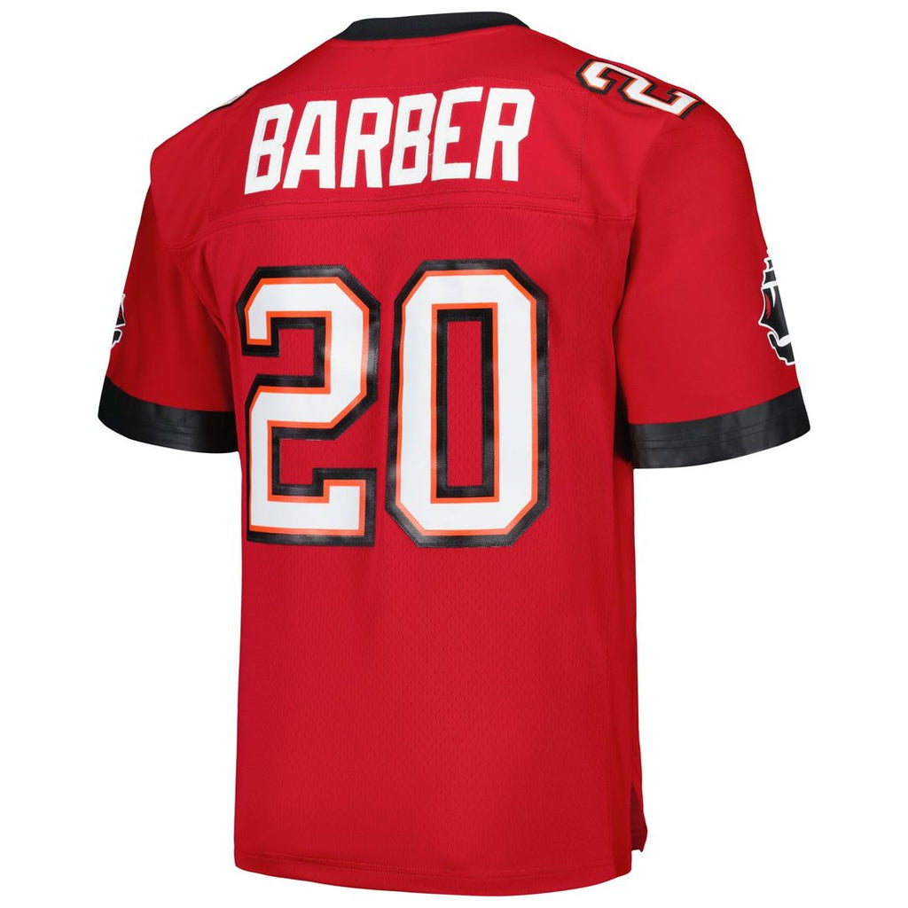 Men's Mitchell & Ness Tampa Bay Buccaneers Ronde Barber Red Legacy Replica NFL Jersey