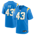 Men's Nike Los Angeles Chargers Troy Dye Powder Blue Game NFL Jersey
