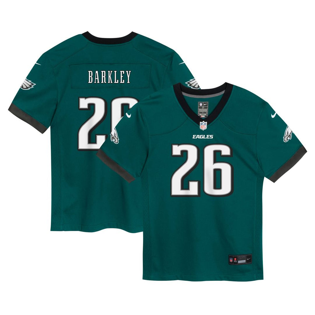Toddler Nike Philadelphia Eagles Saquon Barkley Midnight Green Game NFL Jersey