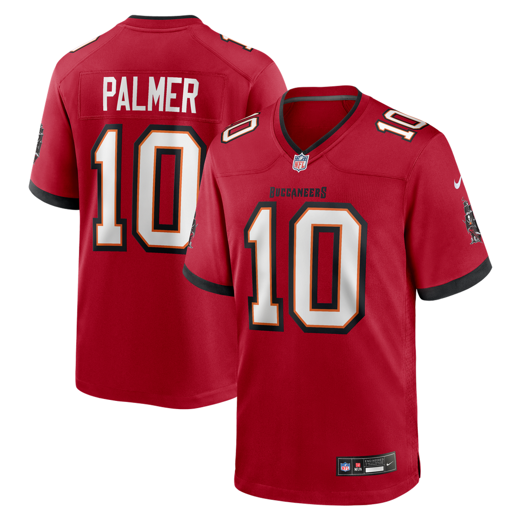 Men's Nike Tampa Bay Buccaneers Trey Palmer Red Game NFL Jersey
