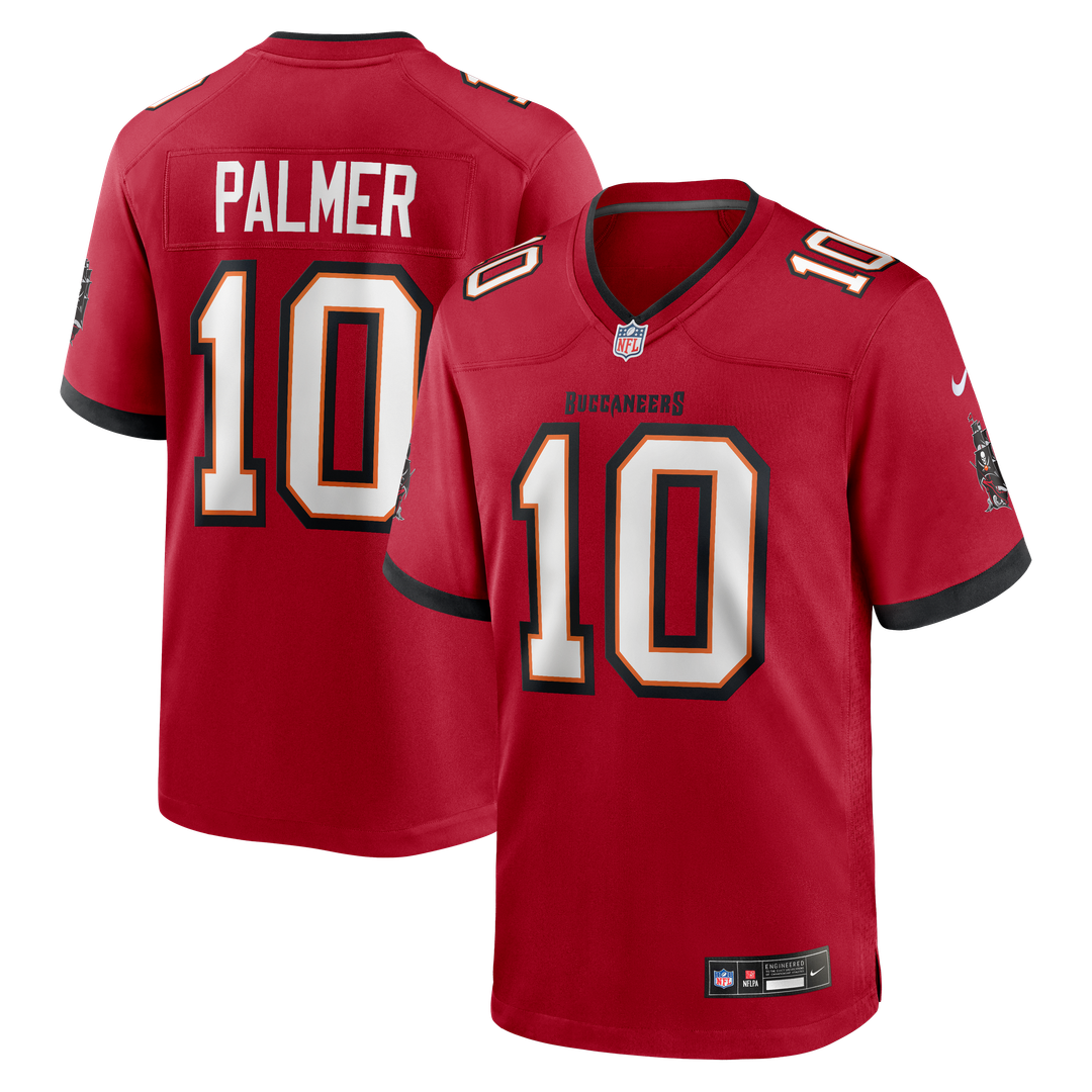Men's Nike Tampa Bay Buccaneers Trey Palmer Red Game NFL Jersey