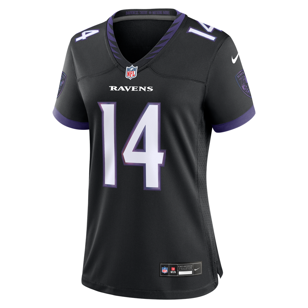 Women's Nike Baltimore Ravens Kyle Hamilton Purple Team Game NFL Jersey