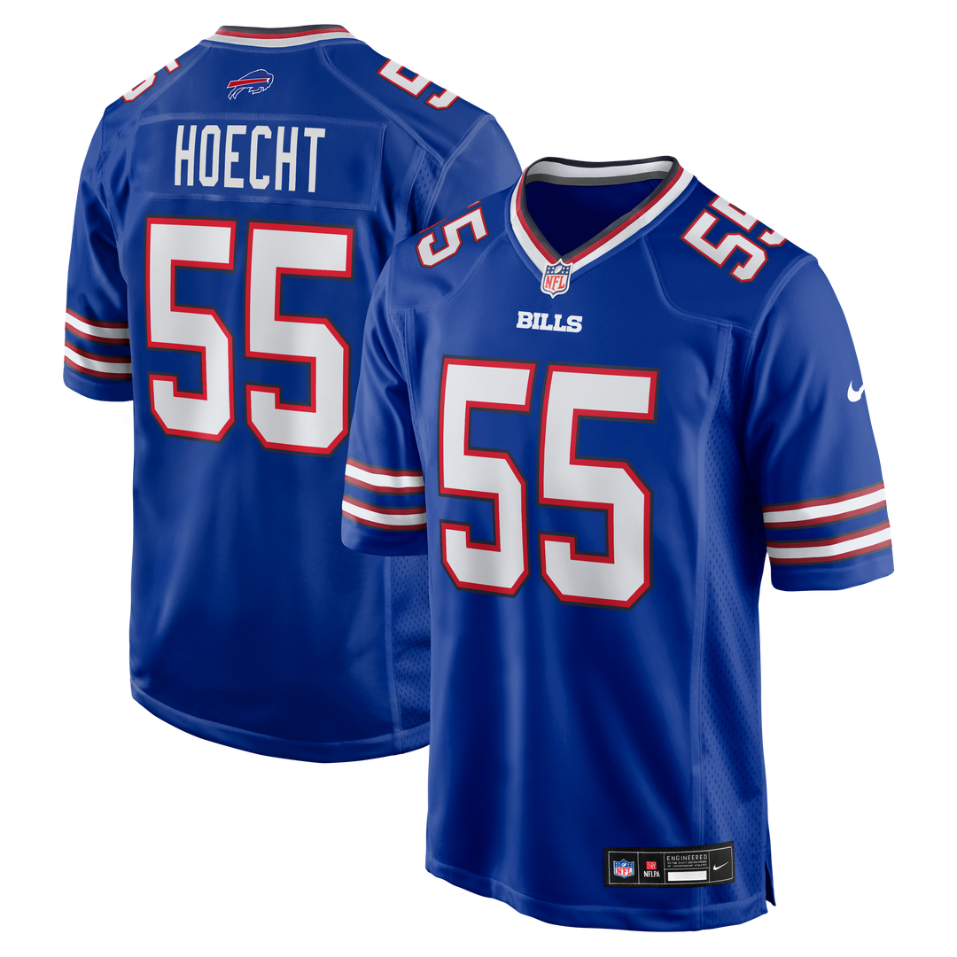 Men's Nike Buffalo Bills Michael Hoecht Royal Team Game NFL Jersey